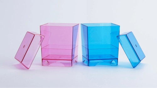 Square glass 85cc