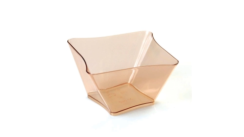 Μπολ τετράπλευρα κυματιστά με ή χωρίς καπάκι 250cc