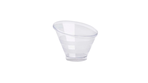 Μπολ ασύμμετρα με ρίγες με ή χωρίς καπάκι 130cc