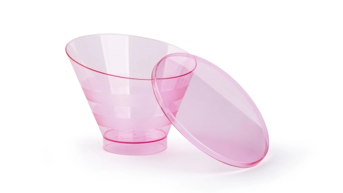 Asymmetric bowl with stripes 130cc with or without cap