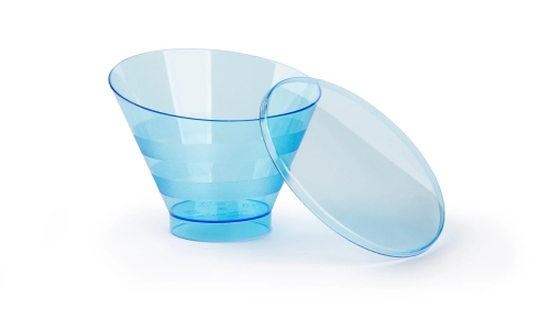 Asymmetric bowl with stripes 130cc with or without cap